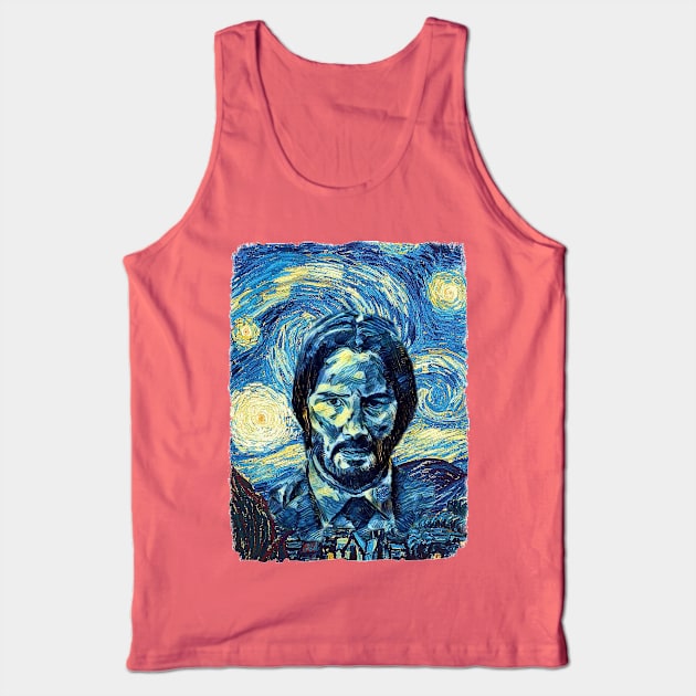 John Wick Van Gogh Style Tank Top by todos